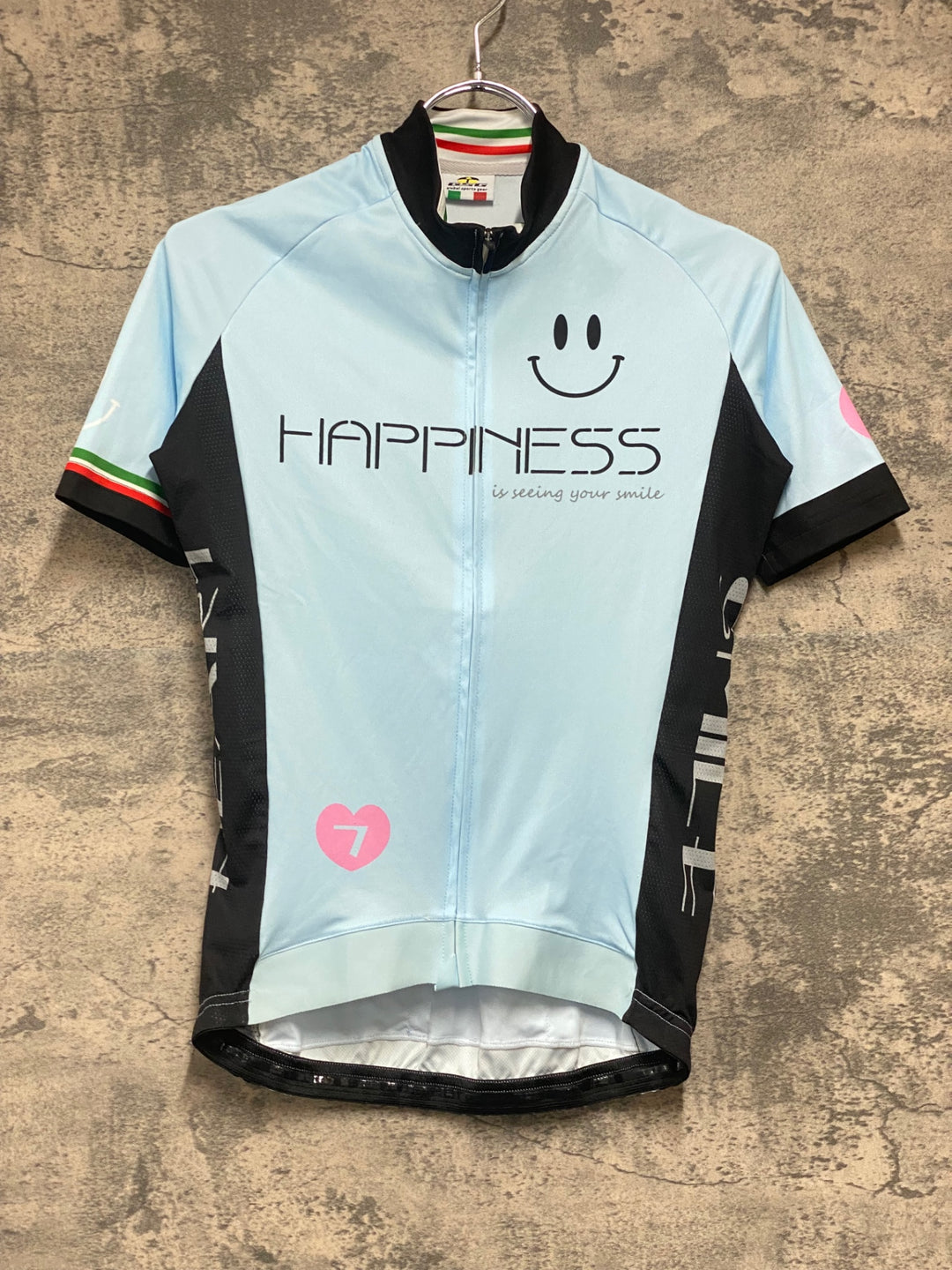 KH940 ジェッセージ GSG 半袖 サイクルジャージ 水色 黒 S レディース