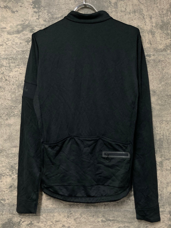 KG558 ラファ Rapha CLASSIC LONG SLEEVE JERSEY 長袖 サイクルジャージ 黒 M