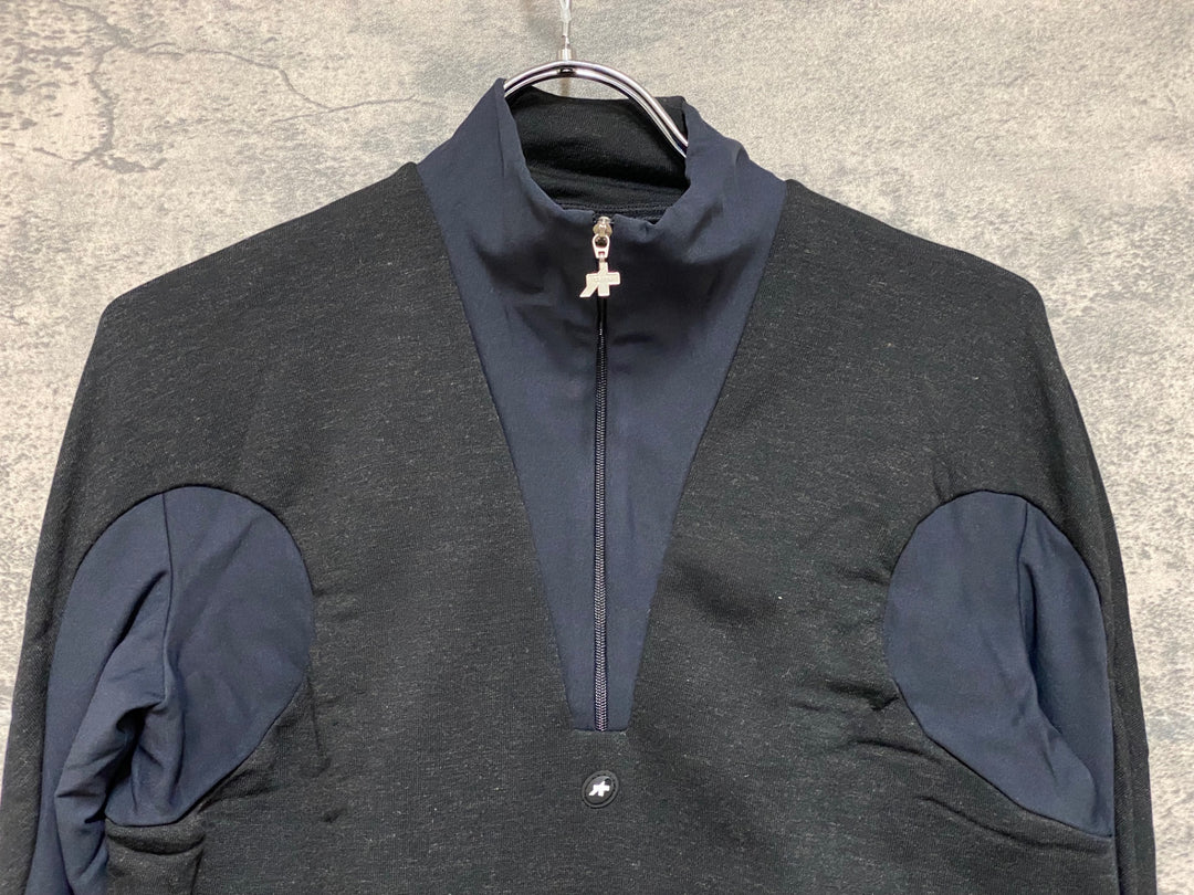 JQ351 アソス ASSOS Winter inter active 長袖 ベースレイヤー黒 M