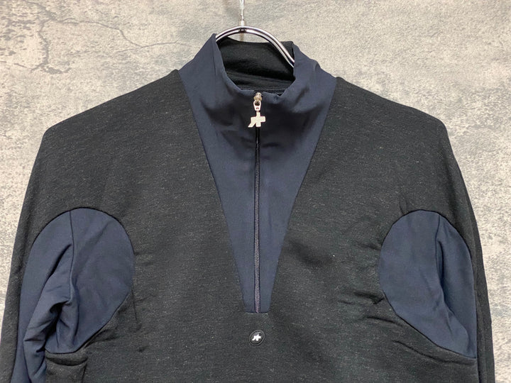 JQ351 アソス ASSOS Winter inter active 長袖 ベースレイヤー黒 M