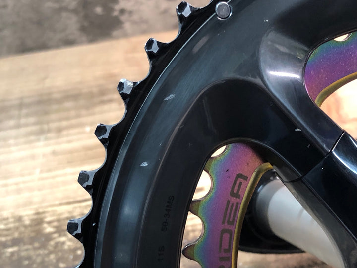 JI235 シマノ SHIMANO デュラエース DURA-ACE FC-R9100 クランクセット 50/34T 172.5mm リコール対象外 ※RIDEA楕円インナーチェーンリング