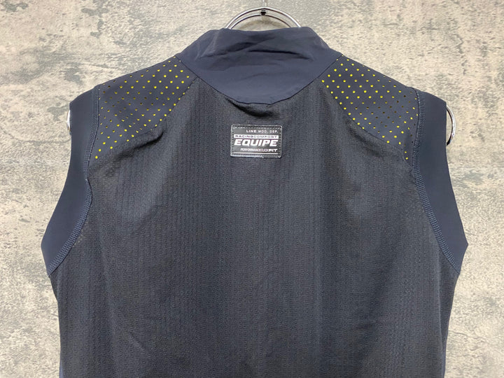 JI978 アソス assos EQUIPE サイクルベスト ジレ 黒 M 裏起毛