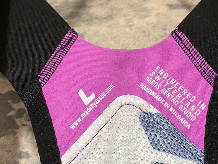 KP852 アソス ASSOS habu TIGHTS MILLE S7 ビブタイツ 黒 L 裏起毛