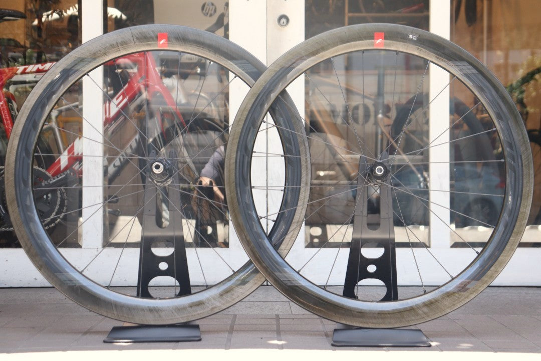 フルクラム FULCRUM ウィンド WIND 55 DB カーボン チューブレスレディ ディスク ホイールセット シマノ11S/12S 【横浜店】