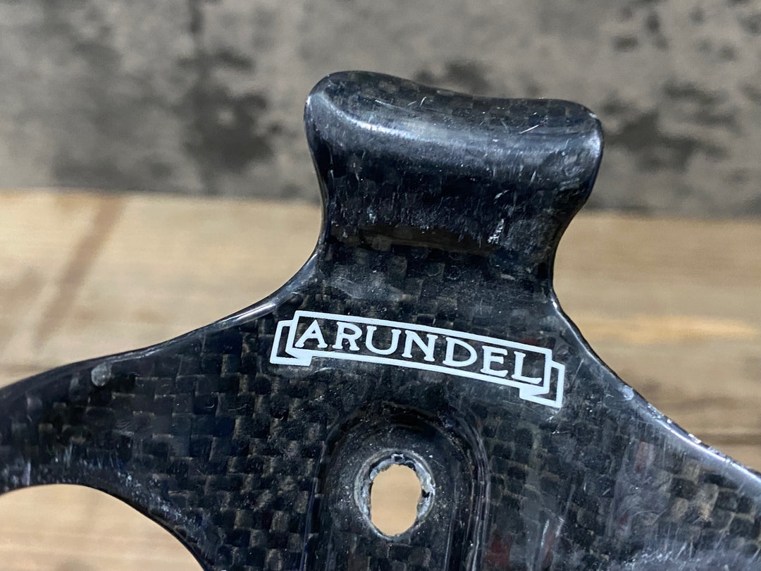 KQ422 アランデル ARUNDEL カーボン ボトルケージ 3Kグロッシー 2個セット