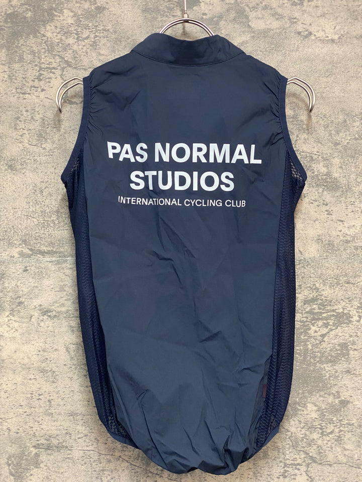 JY501 パスノーマルスタジオ PAS NORMAL STUDIOS Mechanism Stow Away Gilet ジレ サイクルベスト ネイビー XS