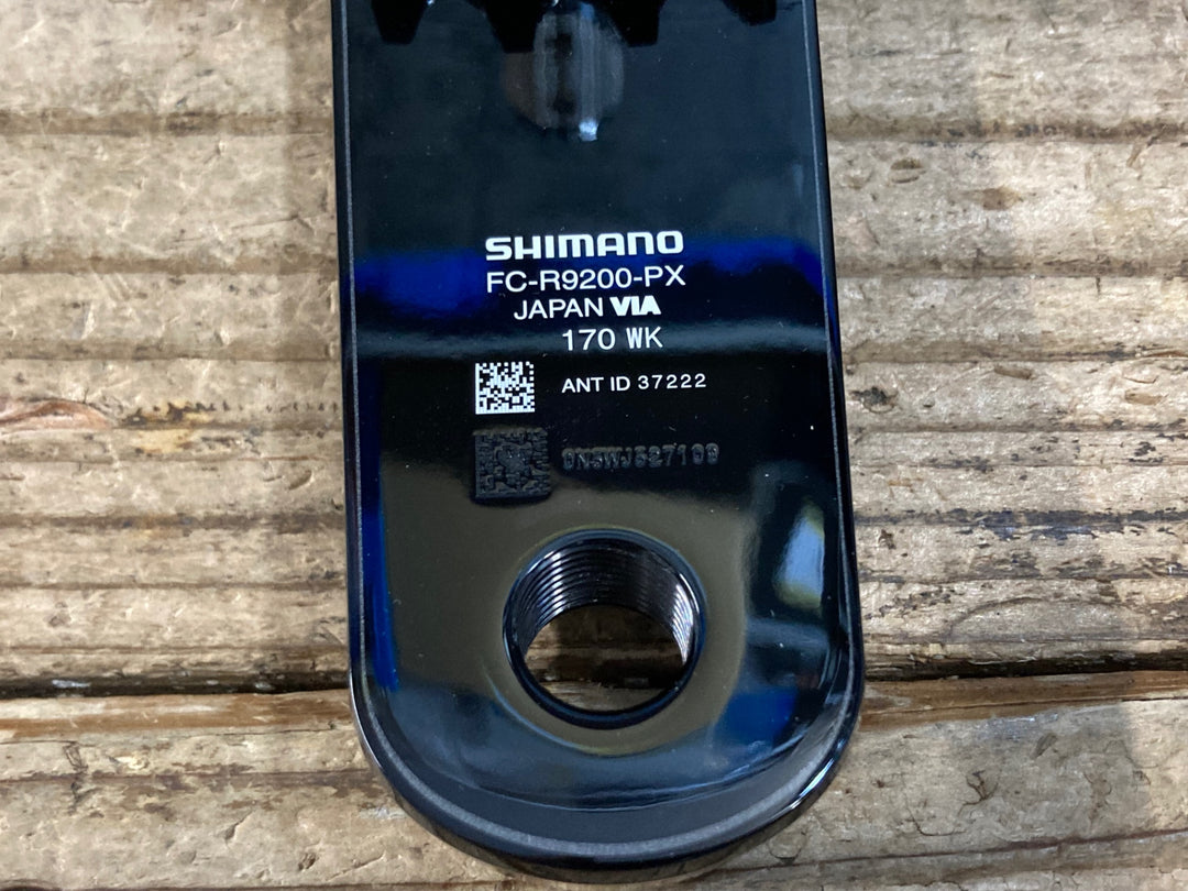 KE927 シマノ SHIMANO デュラエース DURA-ACE FC-R9200PX 170mm 52/36T 11S 両足計測パワーメーター 未使用 接続確認済み