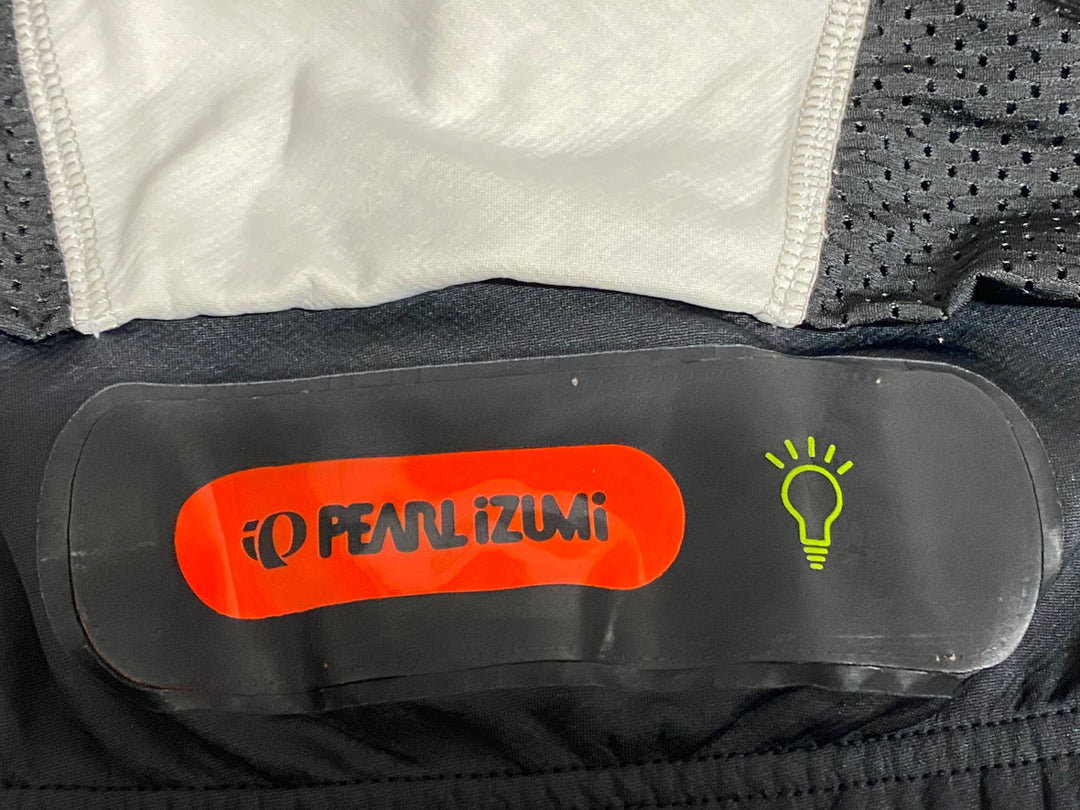 KF697 パールイズミ PEARL iZUMi 長袖 サイクルジャケット 白 黒 XL 裏起毛