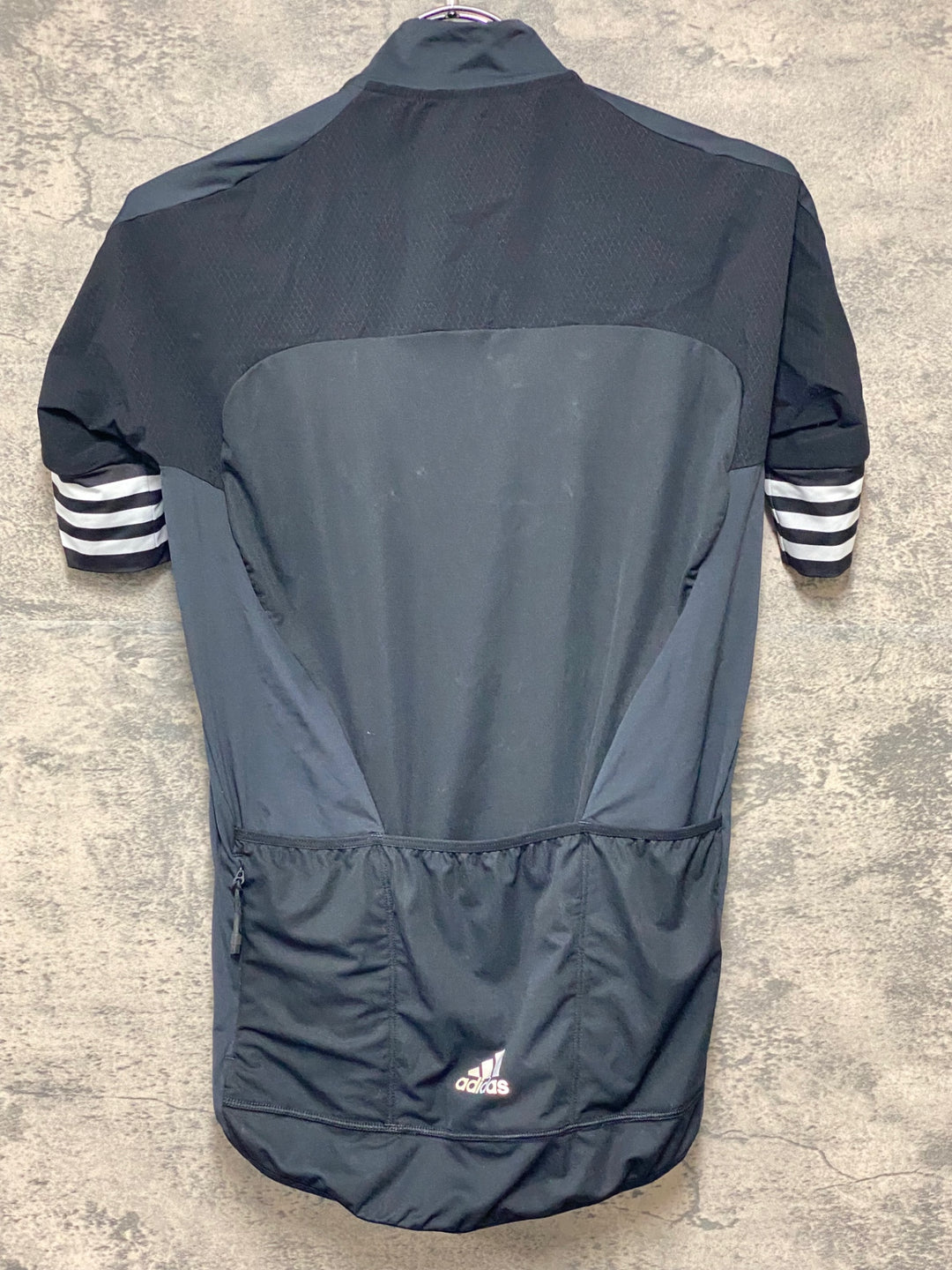 KH483 アディダス adidas 半袖 サイクルジャージ 黒 M