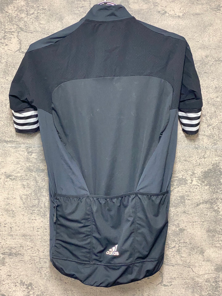 KH483 アディダス adidas 半袖 サイクルジャージ 黒 M