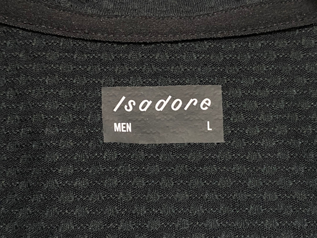 KD387 イザドア Isadore SIGNATURE MERINO AIR JERSEY 半袖 サイクルジャージ 黒 L