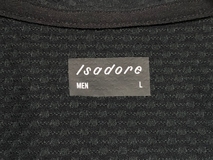 KD387 イザドア Isadore SIGNATURE MERINO AIR JERSEY 半袖 サイクルジャージ 黒 L