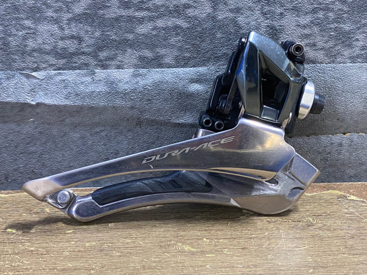 KN087 シマノ SHIMANO デュラエース DURA-ACE FD-R9100 フロントディレイラー 直付け ※ワイヤー固定ボルト、キャップ欠品