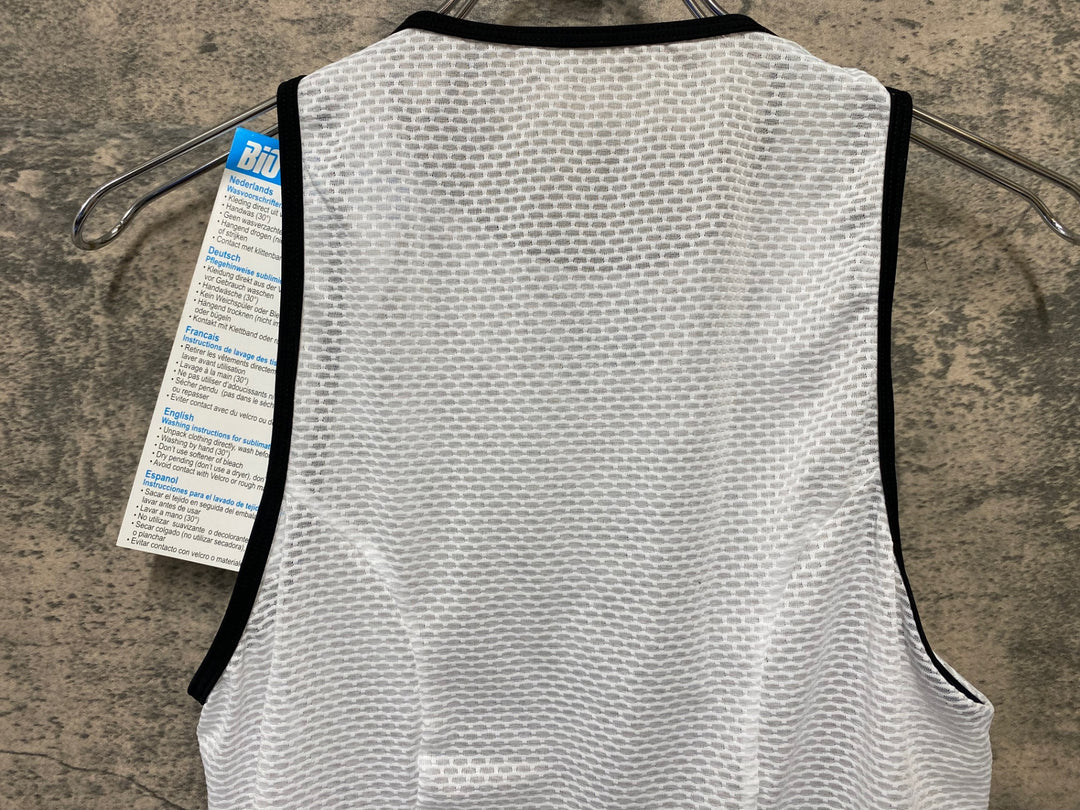 JS082 ビオレーサー BiORACER ノースリーブ ベースレイヤー 白 L 未使用