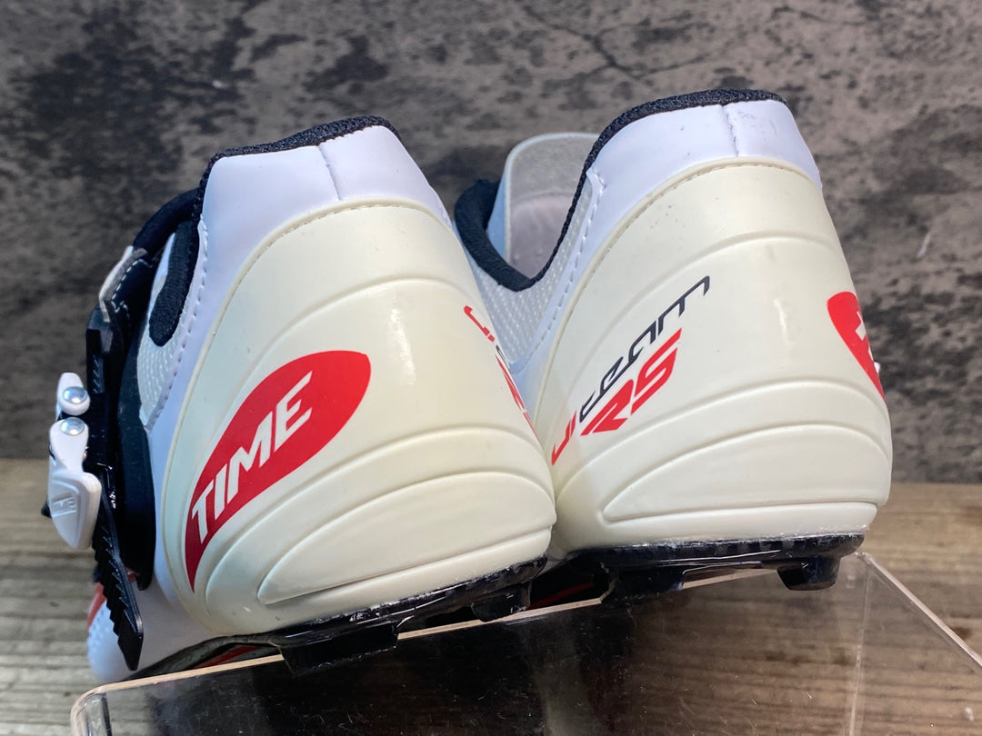 JR515 タイム TIME ULTEAM RS CARBON ビンディングシューズ 白 EU40