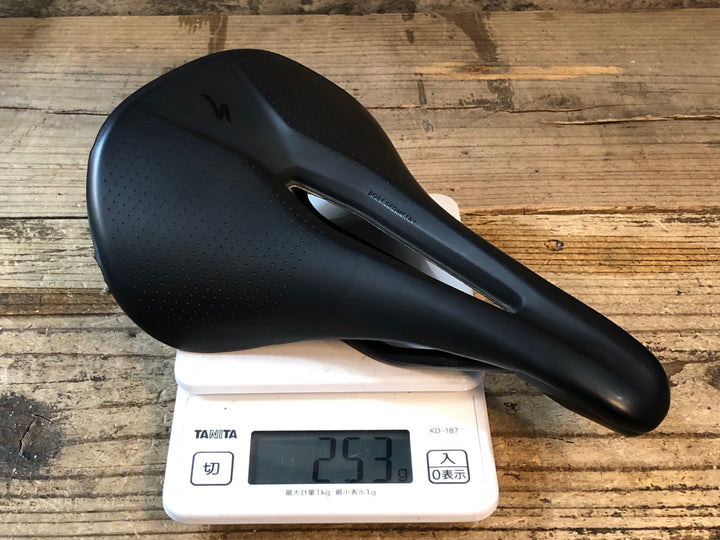 JU052 スペシャライズド SPECIALIZED POWER ARC EXPERT サドル 黒 143mm Hollow Ti