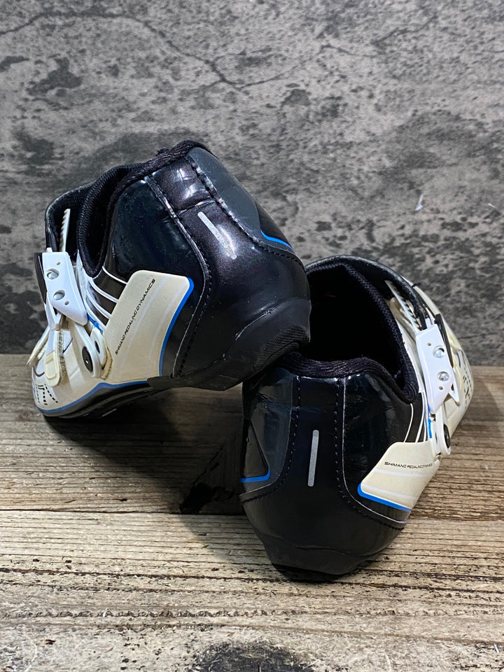 JV193 シマノ SHIMANO SH-R171WE ビンディングシューズ SPD-SL 40.5E ワイド