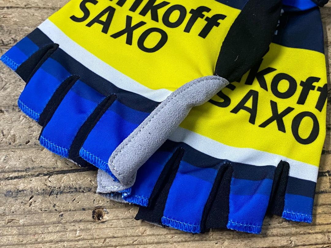 KJ801 スポーツフル sportful 指切り グローブ 黃 紺 L TINKOFF SAXO