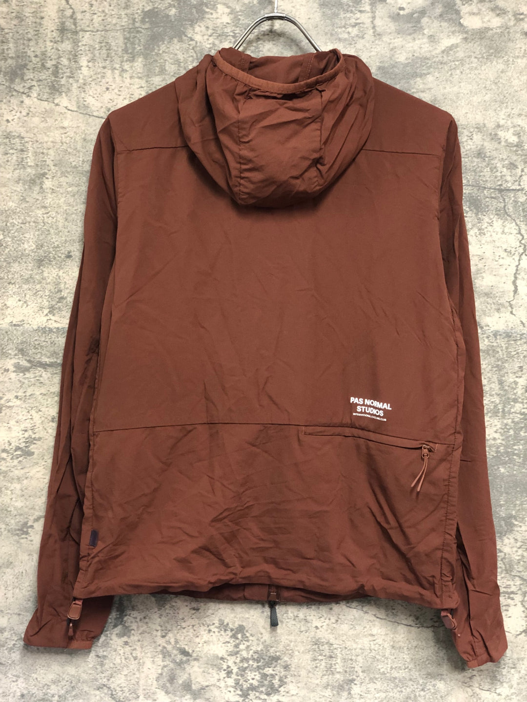 JZ670 パスノーマルスタジオ PAS NORMAL STUDIOS Men's Off-Race Stow Away Jacket 長袖 サイクルジャケット 茶 XS