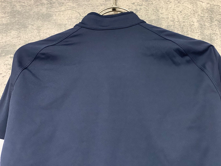 KI525 ラファ Rapha MEN'S LONG SLEEVE CORE JERSEY 長袖 サイクルジャージ 紺 S 裏起毛