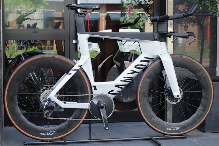 キャニオン CANYON スピードマックス SPEEDMAX CFR DISC 2023 Lサイズ スラム レッド E-TAP AXS 12S カーボン トライアスロンバイク 【東京南麻布店】