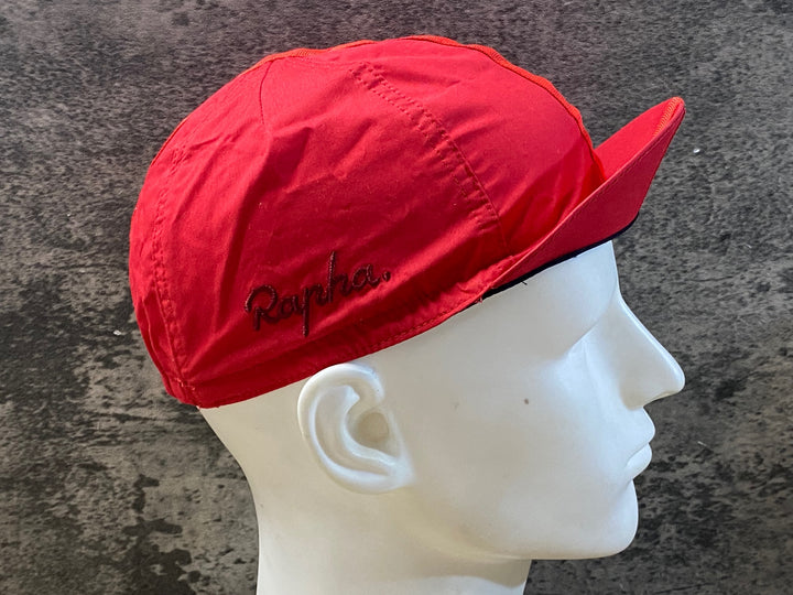 KG258 ラファ RAPHA CAP サイクルキャップ 赤 M-L