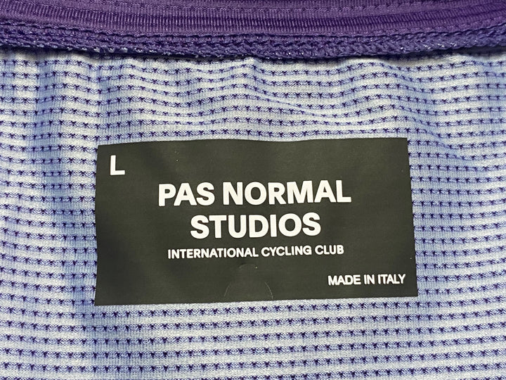 JY669 パスノーマルスタジオ PAS NORMAL STUDIOS Mechanism 半袖 サイクルジャージ 紫 L