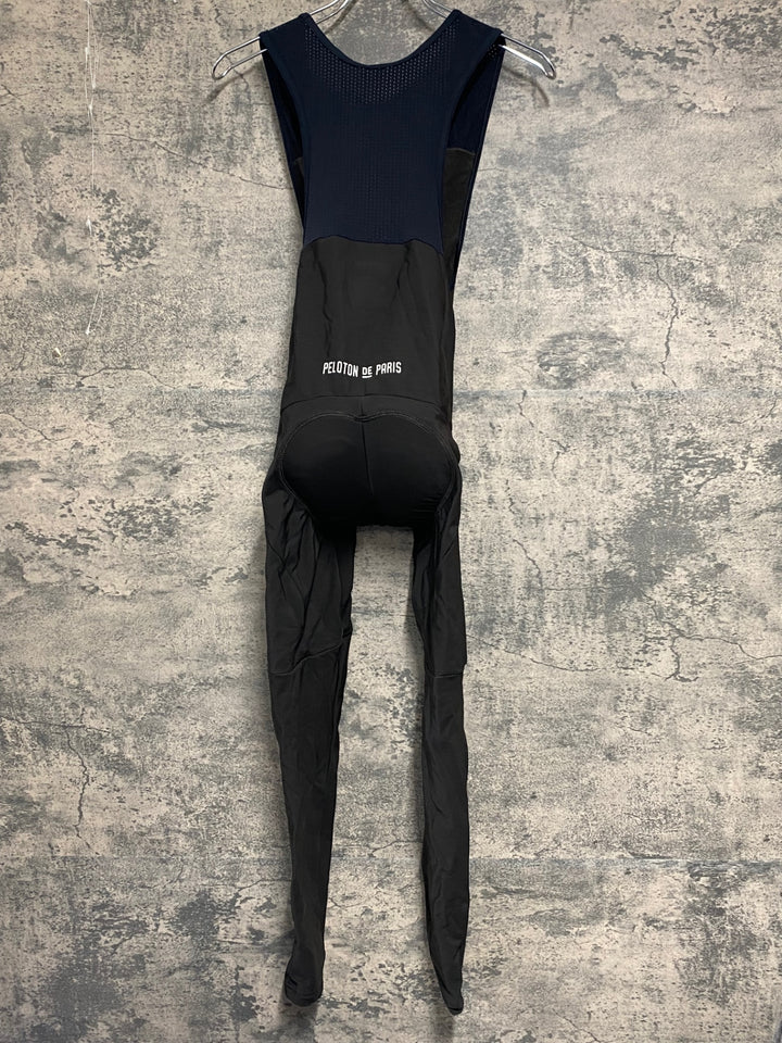JW753 プロトンドパリ PELOTON DE PARIS Domestique Padded Tights MEN ビブタイツ 茶 XS 裏起毛