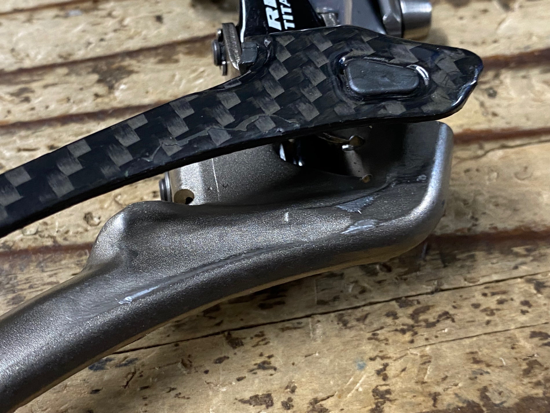 IF409 カンパニョーロ CAMPAGNOLO レコード RECORD TITANIUM 2x10s