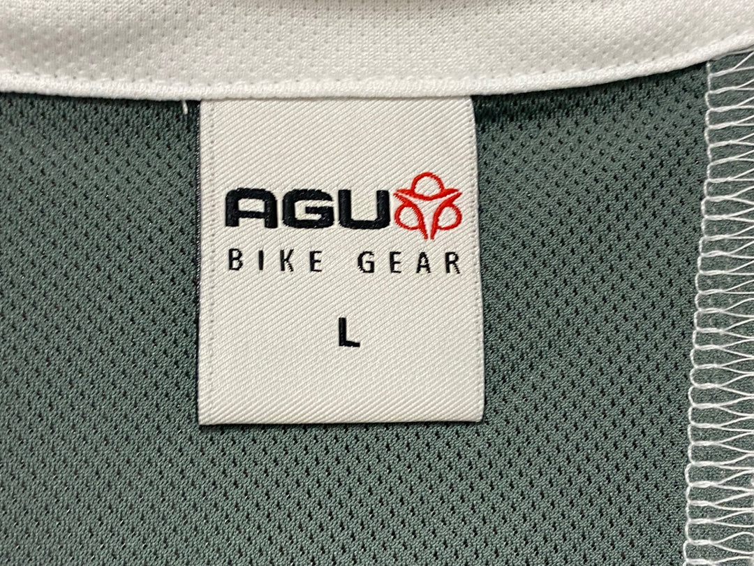 JW490 AGU 半袖 サイクルジャージ 白 Lサイズ