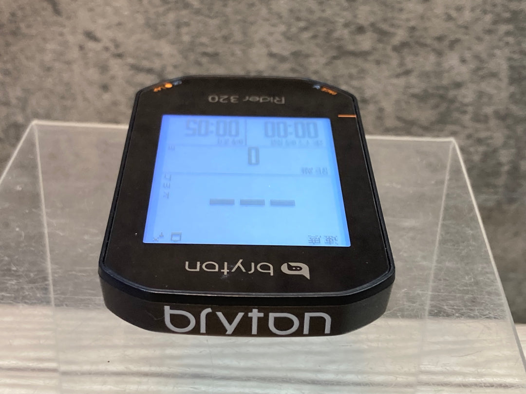 JU829 ブライトン bryton Rider 320 サイクルコンピューター 本体のみ 起動確認済み