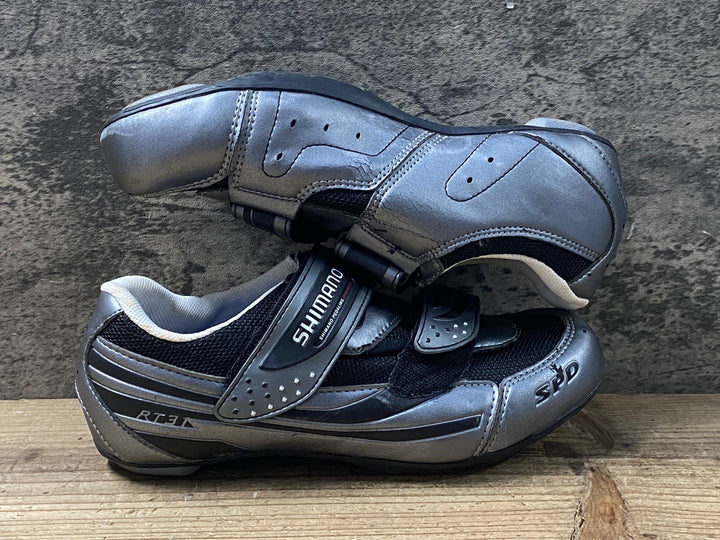 KQ303 シマノ SHIMANO RT31 SH-RT31 ビンディングシューズ 2穴 グレー EU39