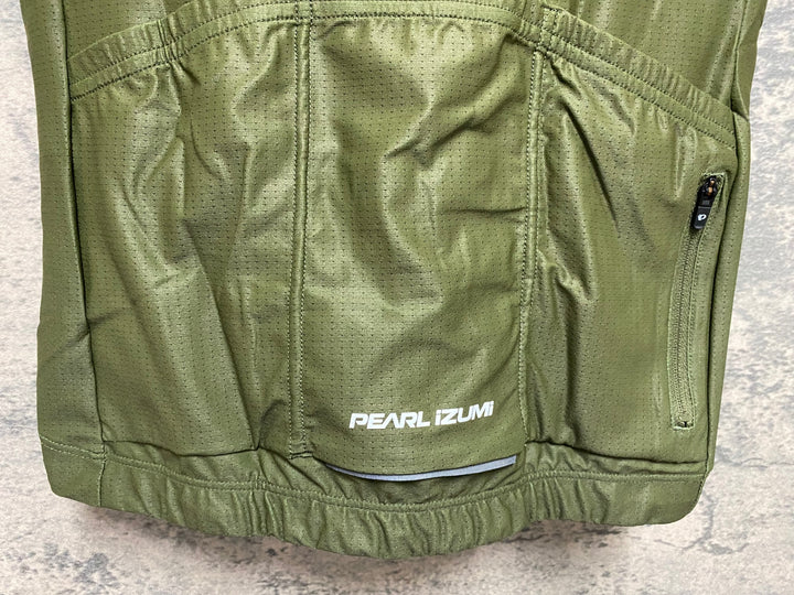 JT126 パールイズミ PEARL iZUMi 半袖サイクルジャージ カーキ M