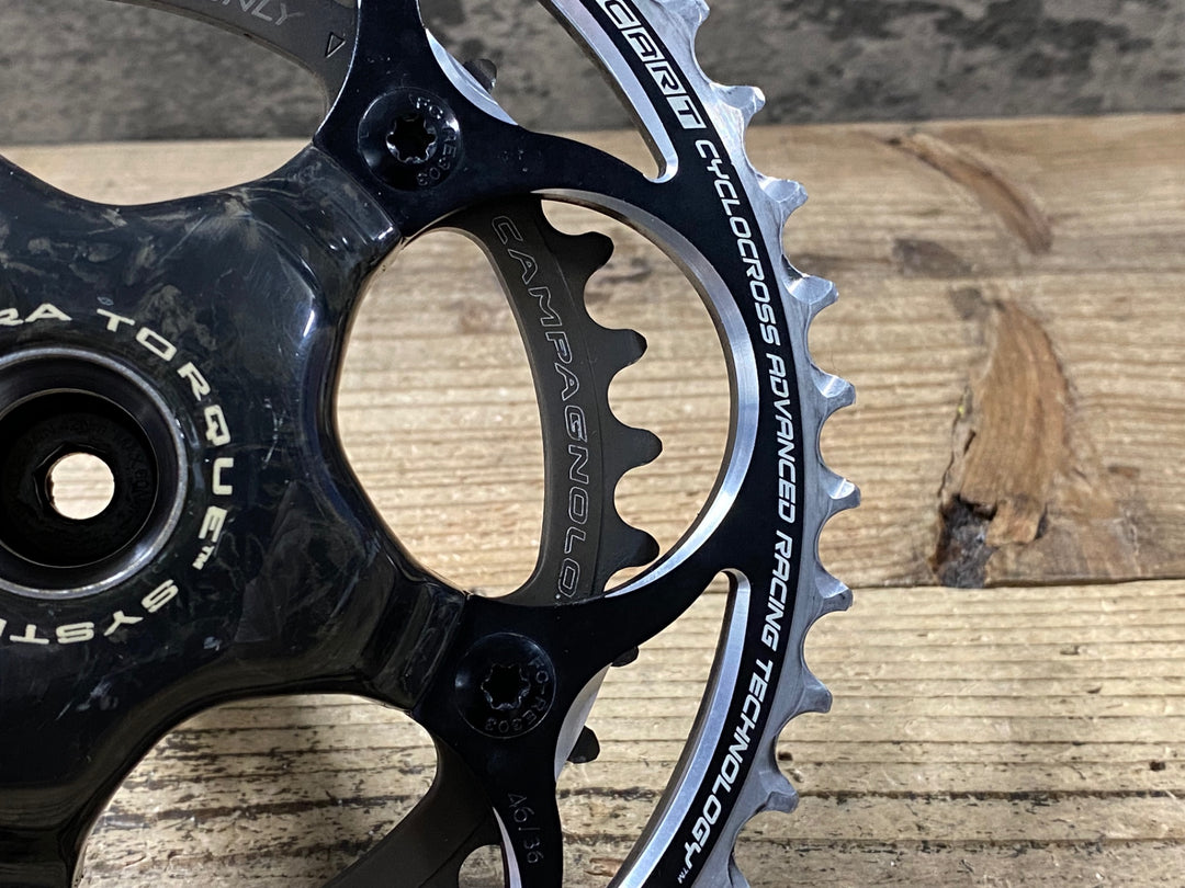 JO358 カンパニョーロ CAMPAGNOLO スーパーレコード SUPER RECORD クランクセット 46/36T 170mm