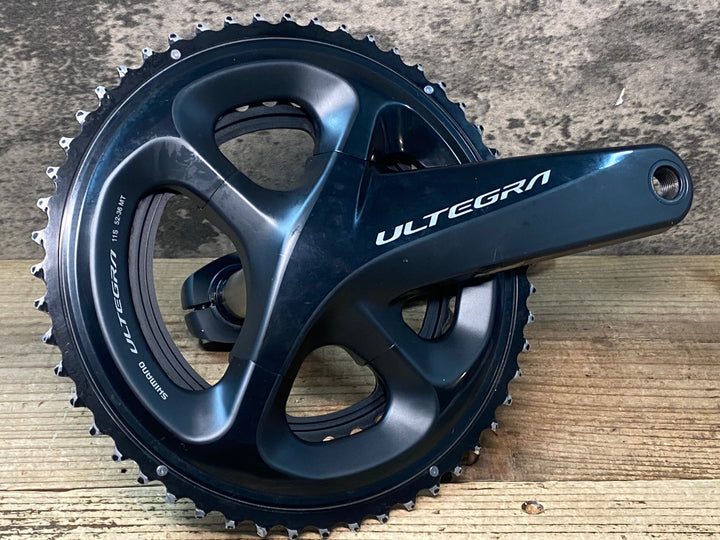 JP465 シマノ SHIMANO アルテグラ ULTEGRA FC-R8000 クランクセット 165mm 52/36T ※アーム加工品の為ジャンク