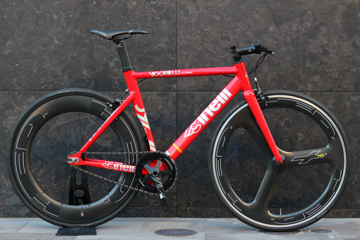 チネリ CINELLI ヴィゴレッリ VIGORELLI SHARK 2018 52サイズ アルミ ピストバイク 完成車 【福岡店】