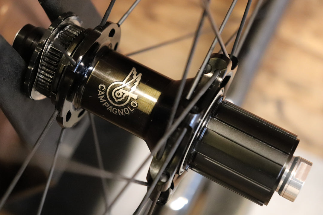 カンパニョーロ CAMPAGNOLO シャマル SHAMAL DUAL PROFILE カーボン チューブレス ホイールセット シマノ11S/12S 【東京南麻布店】