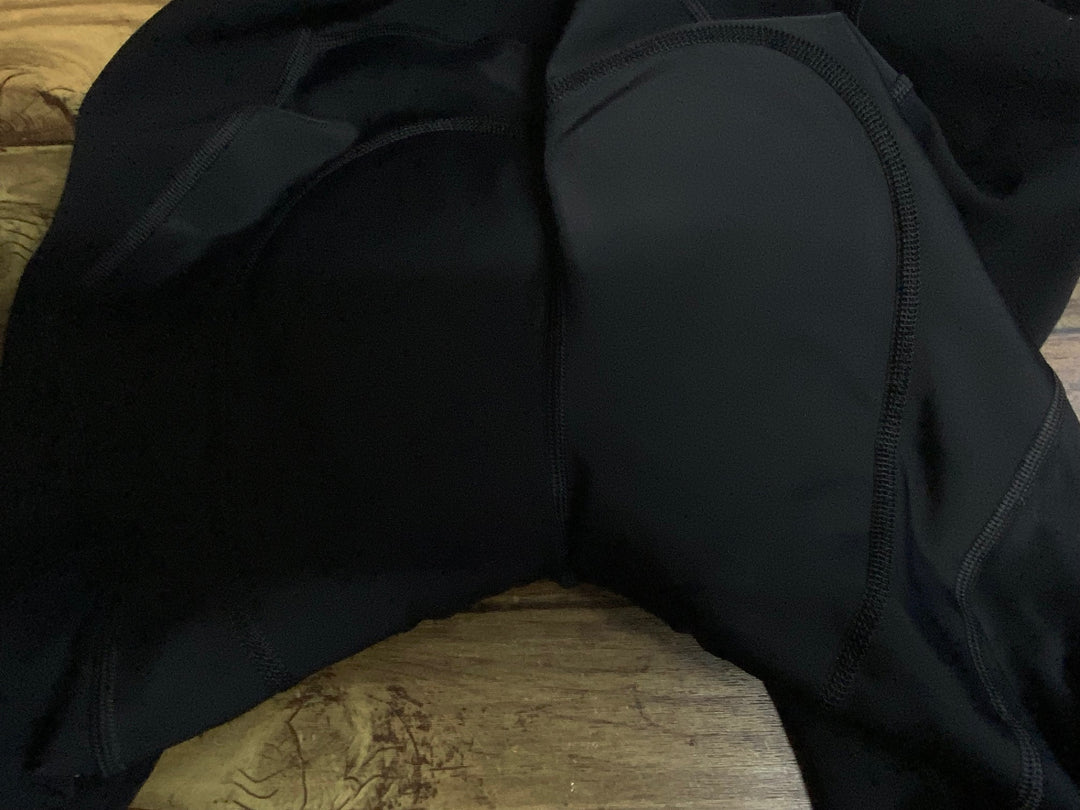 JV382 ラファ Rapha MEN'S PRO TEAM WINTER TIGHTS WITH PAD Ⅱ ビブタイツ 黒 S 裏起毛