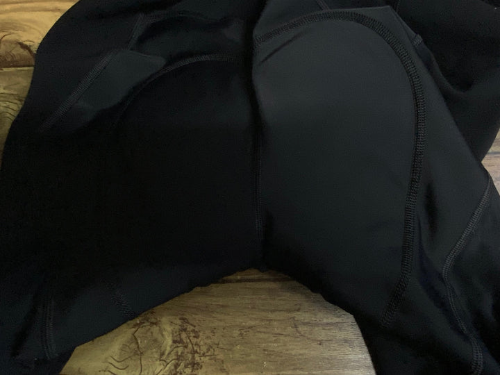 JV382 ラファ Rapha MEN'S PRO TEAM WINTER TIGHTS WITH PAD Ⅱ ビブタイツ 黒 S 裏起毛