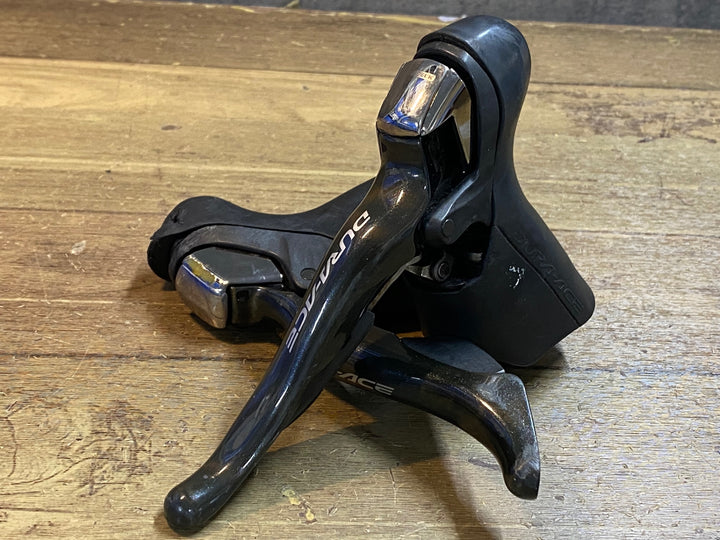 JT227 シマノ SHIMANO デュラエース DURA-ACE ST-7900 STIレバー 2x10s 空打ち ブラケットカバー破れあり ※ジャンク