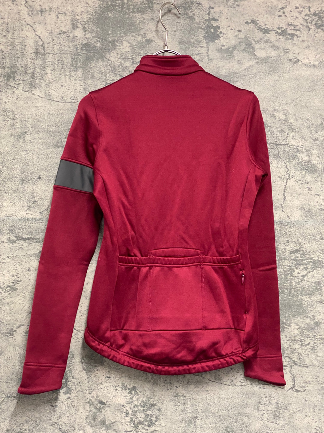 JX654 ラファ Rapha WOMEN'S WINTER JERSEY 長袖 サイクルジャージ ワインレッド レディース XS 裏起毛