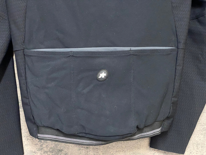 JZ084 アソス ASSOS EQUIPE R HABU WINTER JACKET S11 長袖 サイクルジャケット 黒 S 裏起毛
