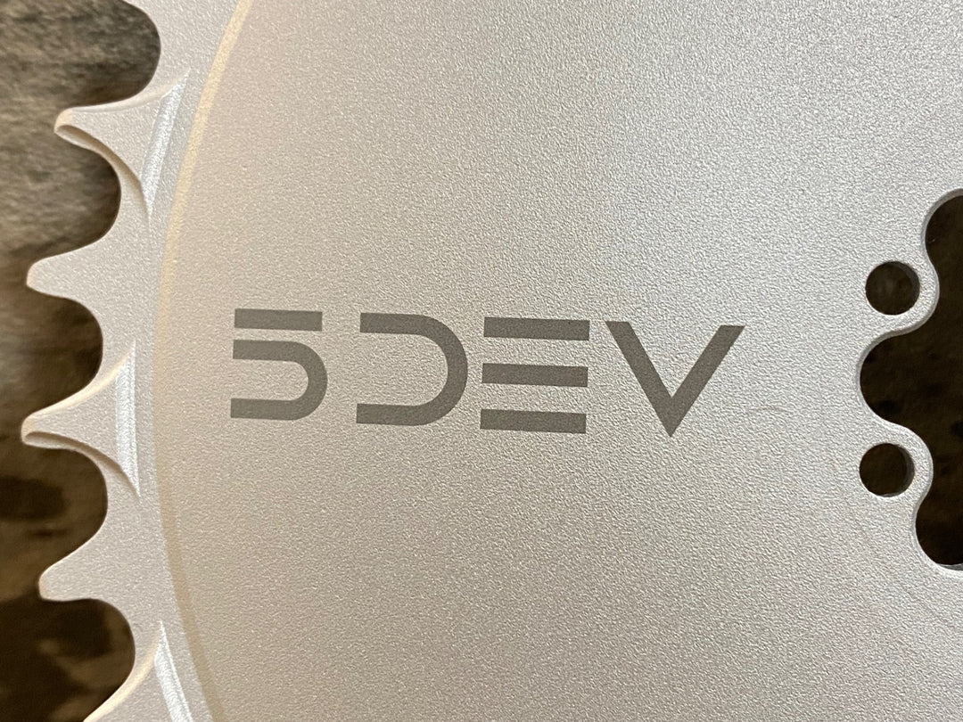 KE624 5DEV Aero Road Gravel Chainring チェーンリング 42T SRAM ダイレクトマウント シルバー