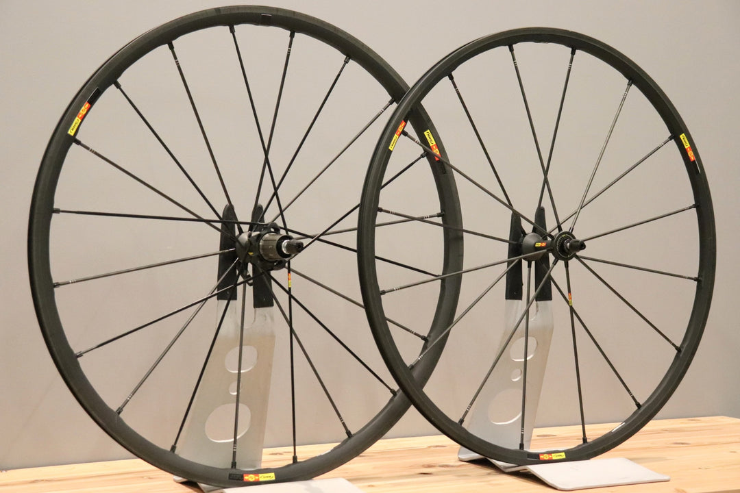マヴィック MAVIC アールシス R-SYS SLR アルミ クリンチャー ホイールセット シマノ11S/12S ナローリム 15C 【仙台店】