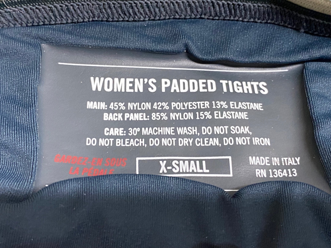 KA229 ラファ Rapha WOMEN'S PADDED TIGHTS レーサータイツ グレー XS ※動物の毛