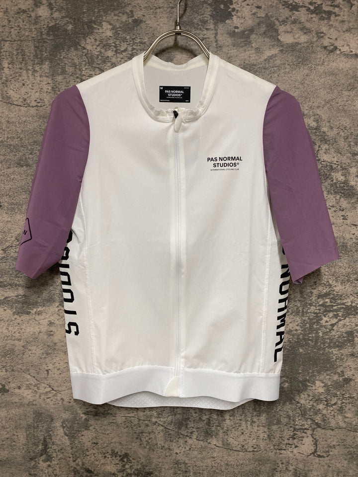 JY481 パスノーマルスタジオ PAS NORMAL STUDIOS Solitude Midsummer Jersey 半袖 サイクルジャージ ホワイト パープル M