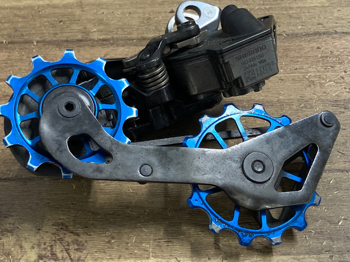 KJ577 シマノ SHIMANO デュラエース DURA-ACE RD-R9150 リアディレイラー 11S Di2 プーリーカスタム ※ブラケット軸ユニット欠品