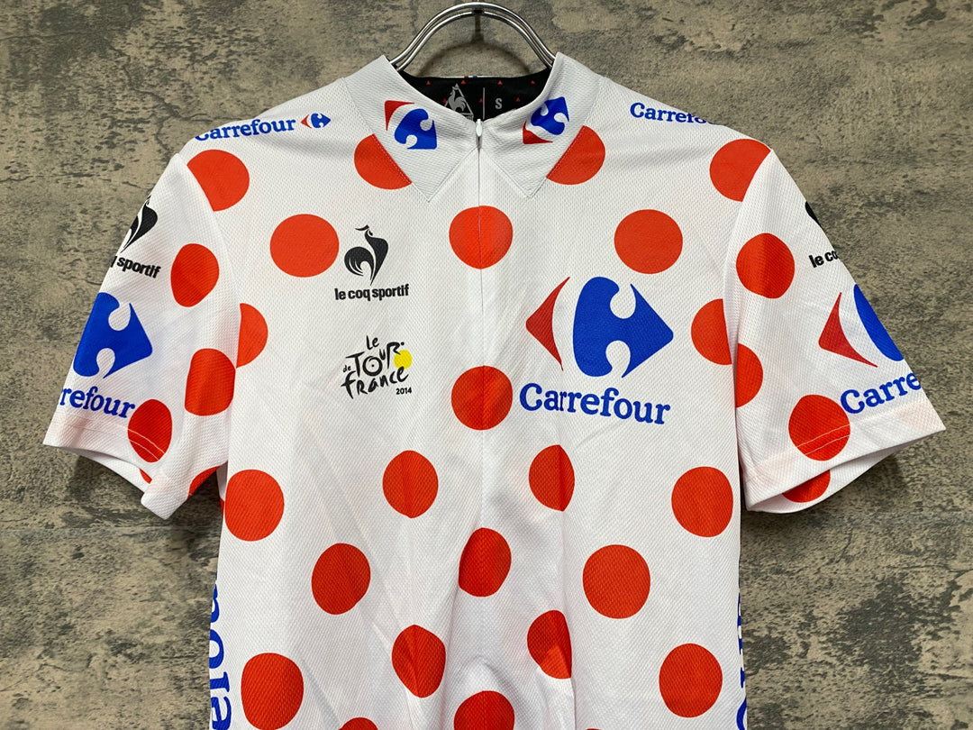KJ964 ルコックスポルティフ le coq sportif 半袖 サイクルジャージ 白 S Le Tour de France
