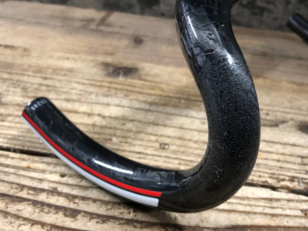 KJ374 FSA K-FORCE エルゴハンドル カーボン ドロップハンドル エンド部C-C420mm