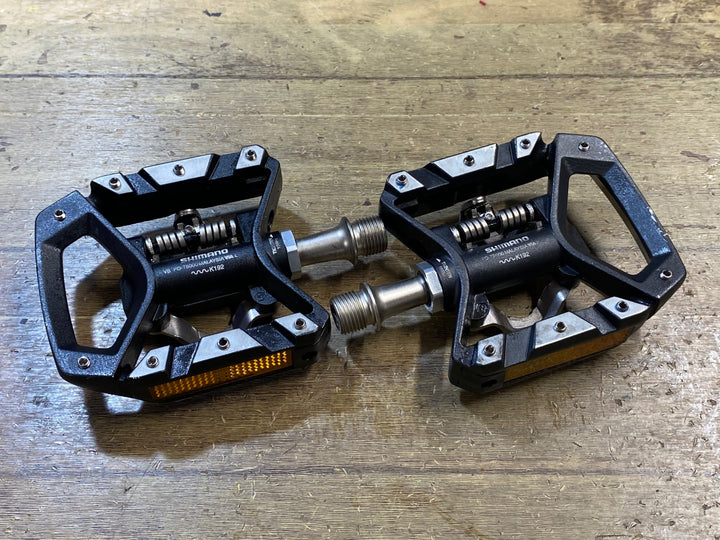 KP376 シマノ SHIMANO DEORE XT PD-T8000 ビンディングペダル 片面SPD 片面フラット